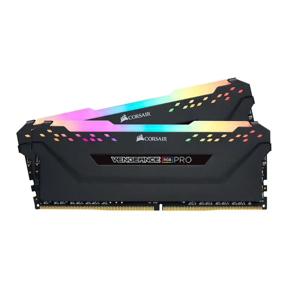 (image for) Corsair Vengeance RGB PRO Black 16GB 3600 MHz AMD Ryzen Tuned DDR4 Memory Kit